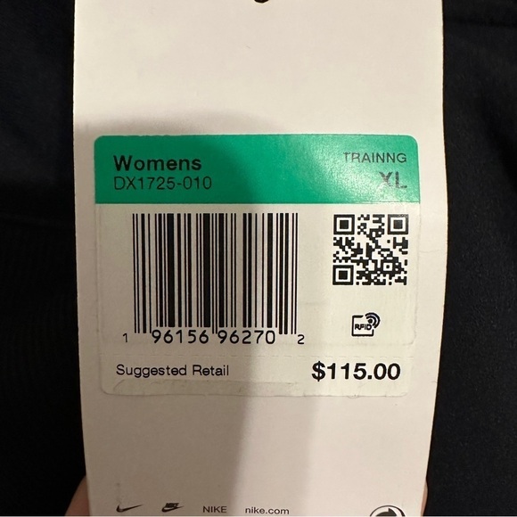 Nike Yoga Dri-FIT Luxe 5" Jumpsuit NWT XL Women’s Black - Picture 7 of 8